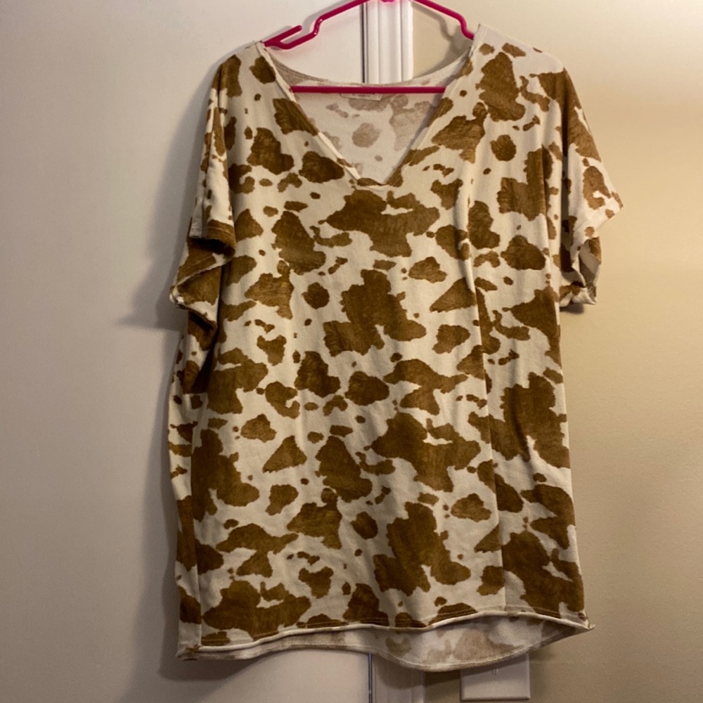 Cow print shirt